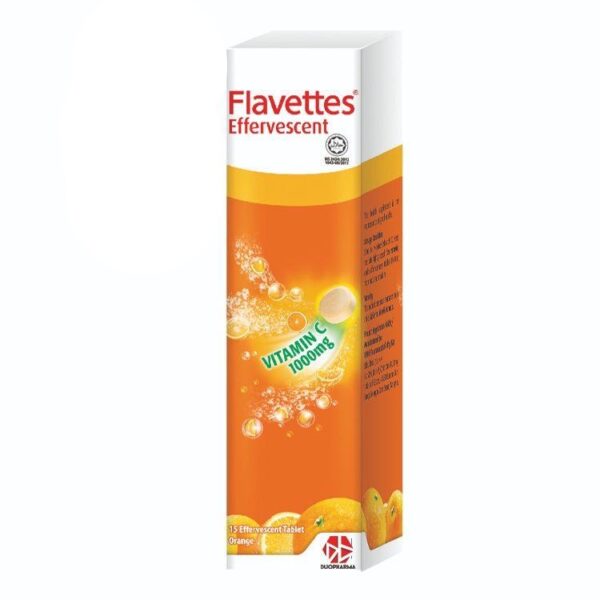 Flavettes Vitamin C 1000mg Effervescent Tablet