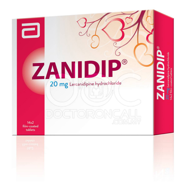 Zanidip 20mg Tablet