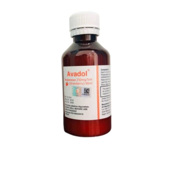 Avadol 250mg/5mg Suspension