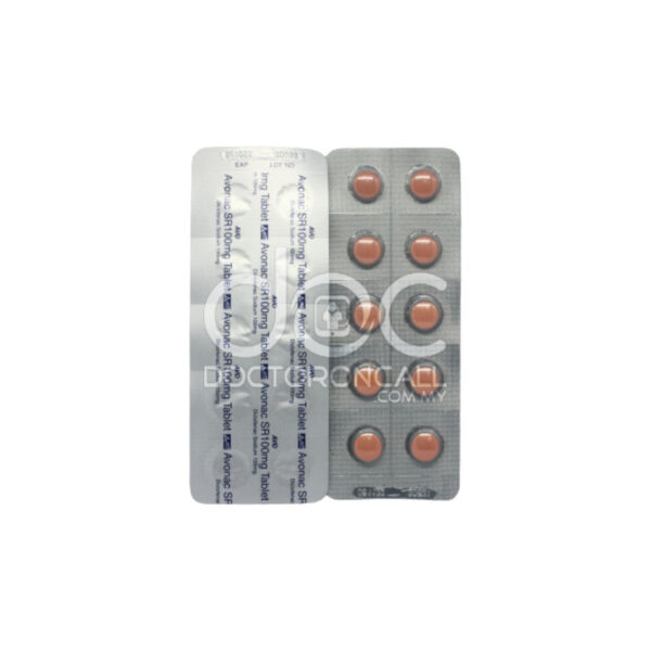 Avonac SR 100mg Tablet
