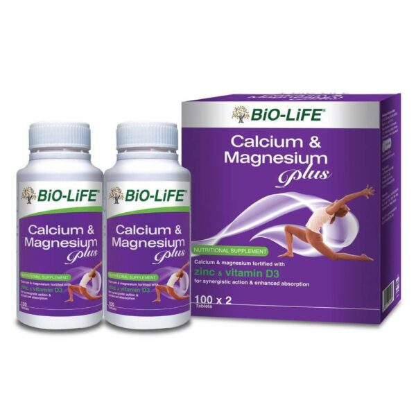 Bio-Life Calcium & Magnesium Plus Tablet - Image 2