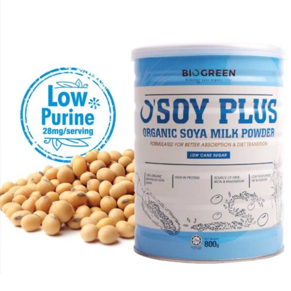 Biogreen O Soy plus Organic Soya Milk Low Cane Sugar