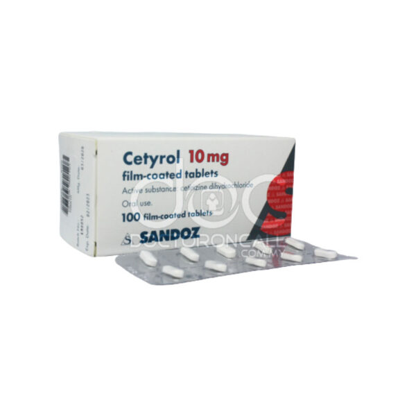 Sandoz Cetyrol 10mg Tablet - Image 3