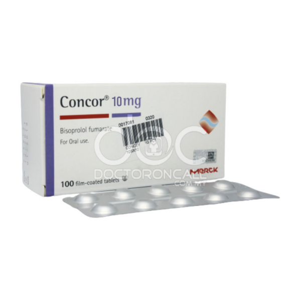 Concor 10mg Tablet