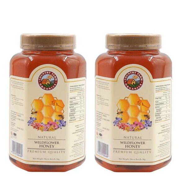 Country Farm Organic Nat Wildflower Honey - Image 2