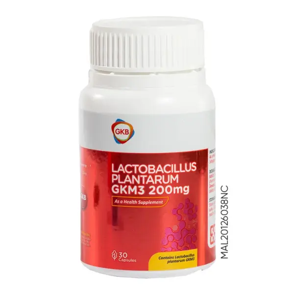 ⁦GKB Lactobacillus Plantarum GKM3 200mg Capsule⁩ - الصورة ⁦2⁩