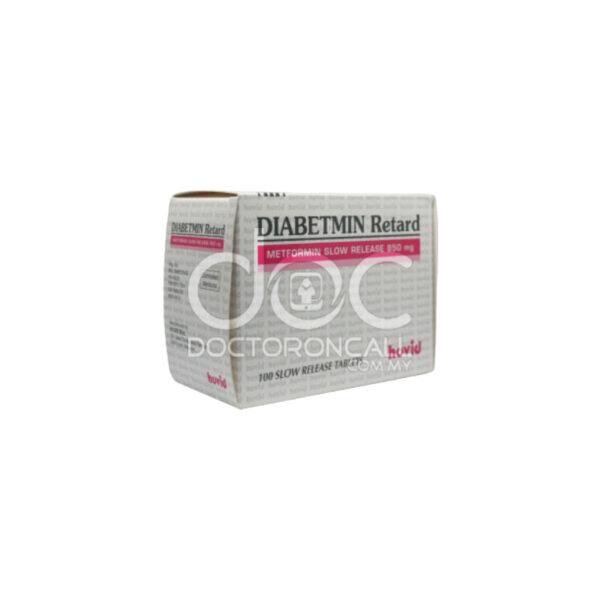 Diabetmin Retard 850mg Tablet