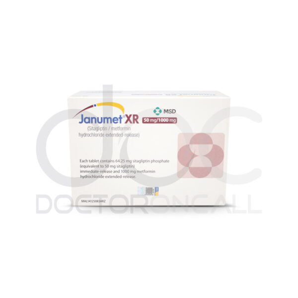 Janumet XR 50/1000mg Tablet - 图片 2