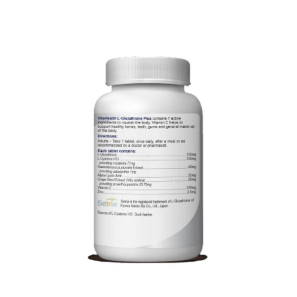 Vita L-Glutathione Plus Tablet - 图片 4