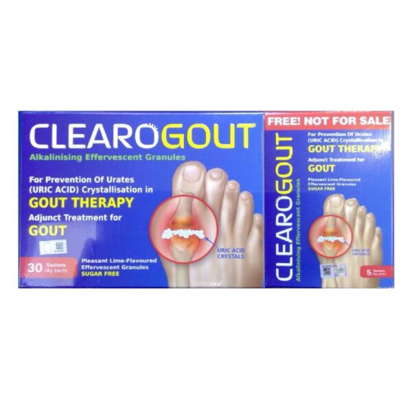 Live Well Clearogout Alkalinising Effervescent Granules Sachet