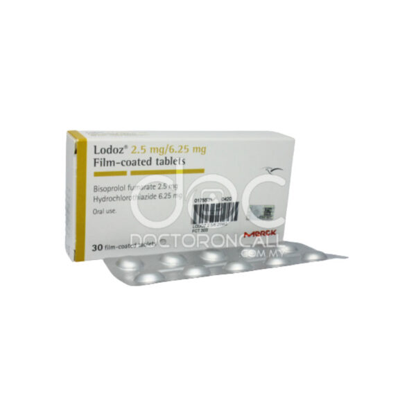 Lodoz 2.5/6.25mg Tablet