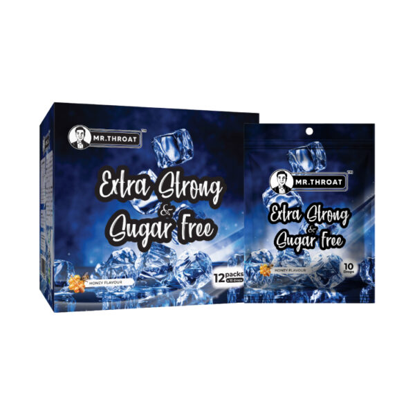 Mr. Throat Extra Strong & Sugar Free Drops (Honey Flavour)
