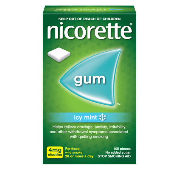 Nicorette Icymint 4mg Gummy Tablet