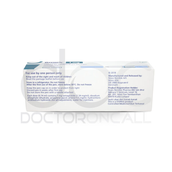 Ozempic 1.34mg/ml (1mg/dose) Pre-filled Pen - Image 3