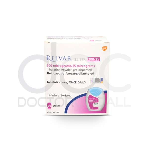 Relvar Ellipta 200/25 mcg Inhaler