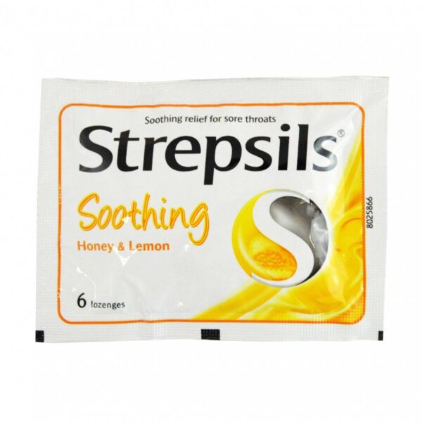 Strepsils Soothing Honey & Lemon Pouch
