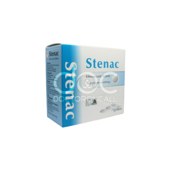 Stenac 600 mg tableta efervescente