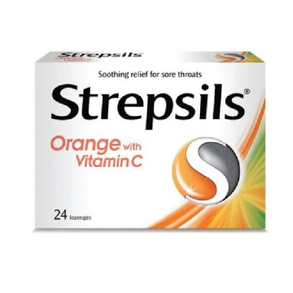 Strepsils Orange with Vitamin C Lozenges - Image 2