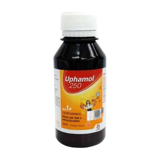 Uphamol 250mg Orange Suspension - Image 2
