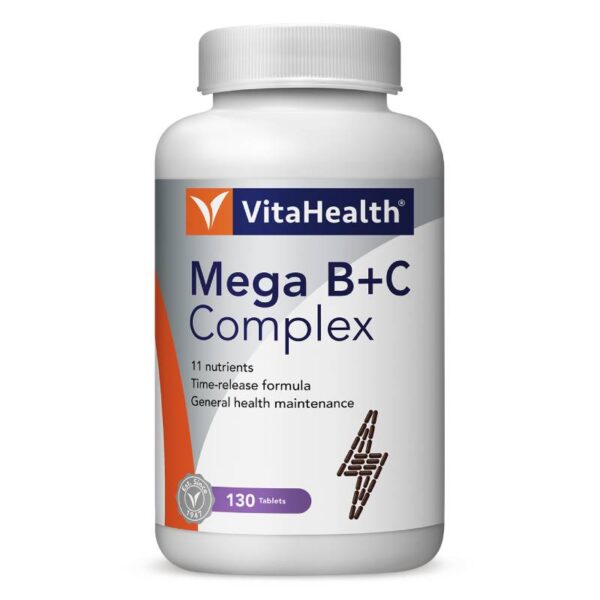 VitaHealth Mega B+C Complex Time Release Nutrition Tablet - Image 3