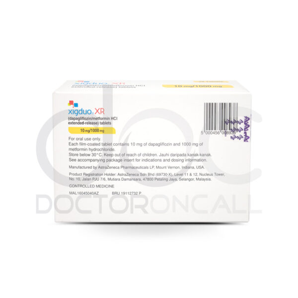 Xigduo XR 10/1000mg Tablet - 图片 2