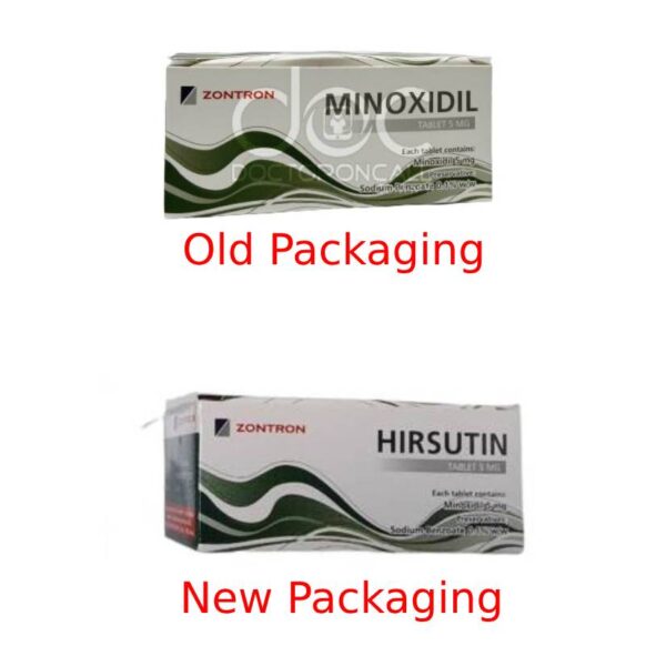 Zontron Hirsutin (Minoxidil) 5mg Tablet - Image 2