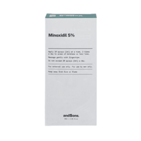 AndSons Anti Hair Loss Non-Prescription Kit (Shampoo + Conditioner + Minoxidil 5%) - Image 4