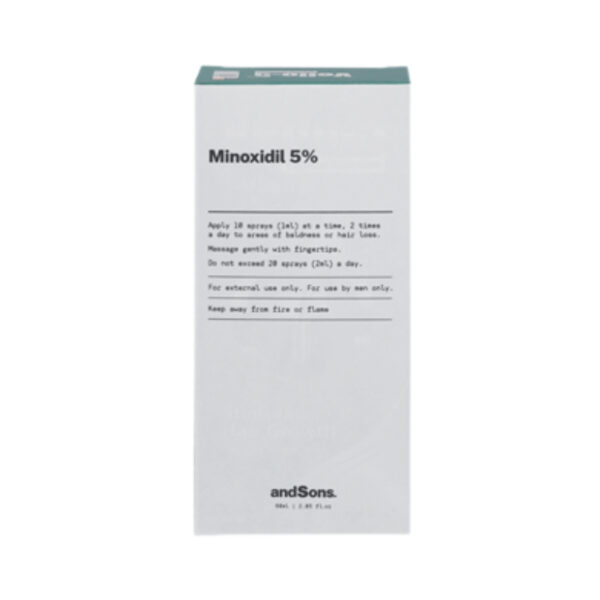 AndSons Anti Hair Loss Prescription Kit (Finasteride + Minoxidil 5%) - Image 3