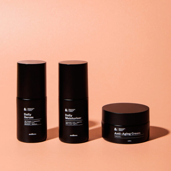 AndSons Anti-Aging Essential Kit (Tretinoin 0.0125% Cream + Moisturiser + Serum) - Image 3