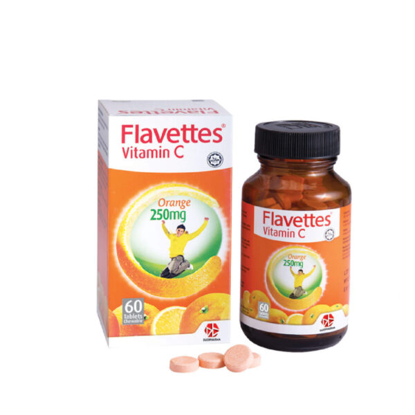 Flavettes Vitamin C 250mg Tablet 60s
