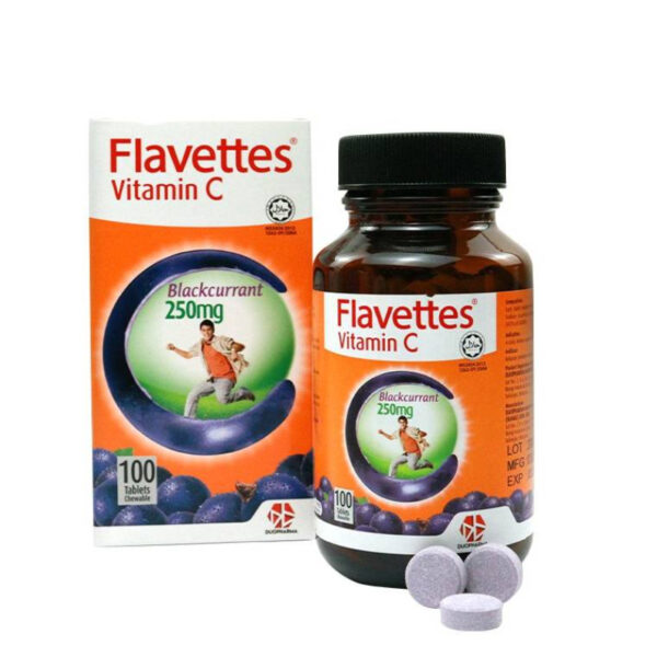 Flavettes Vitamin C 250mg Tablet 60s - Image 2