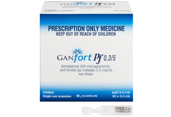 Allergan Ganfort Preservative Free Eye Drop 0.4ml