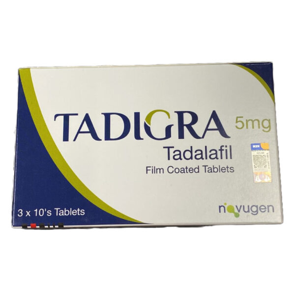 Novugen Tadigra Tadalafil 5mg Tablet