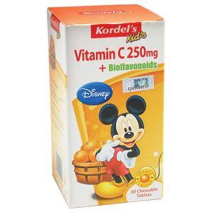 Kordel's Kid's Vitamin C 250mg + Bioflavonoids Tablet 30s