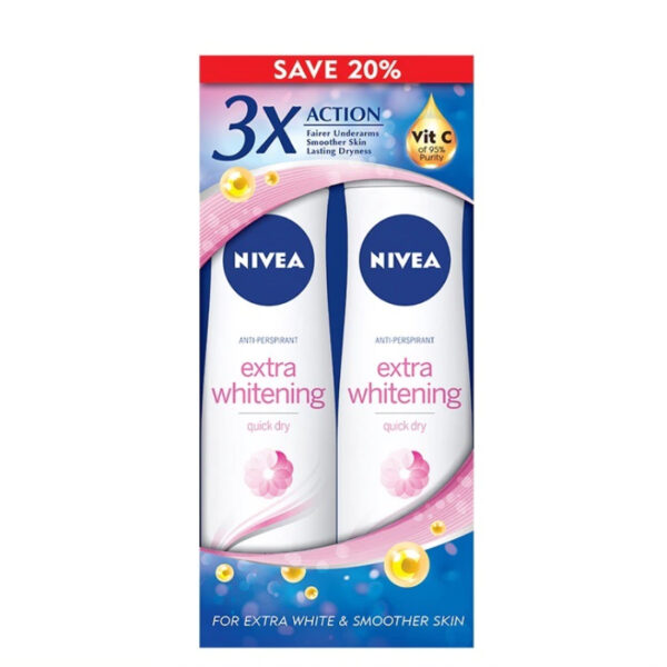 Nivea (Women) Extra Whitening Body Spray - 图片 2