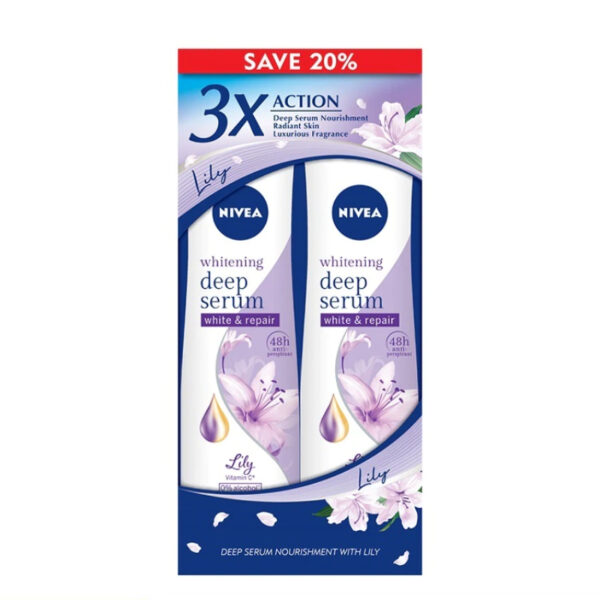 Nivea (Women) Whitening Deep Serum Lily Body Spray - 图片 2