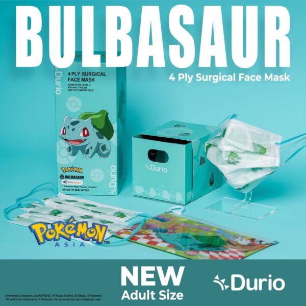 Durio 546A Pokemon Adult 4 Ply Surgical Face Mask 40s - Image 8