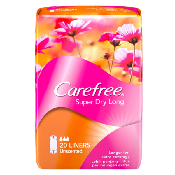 Carefree Super Dry Long Unscented Liner