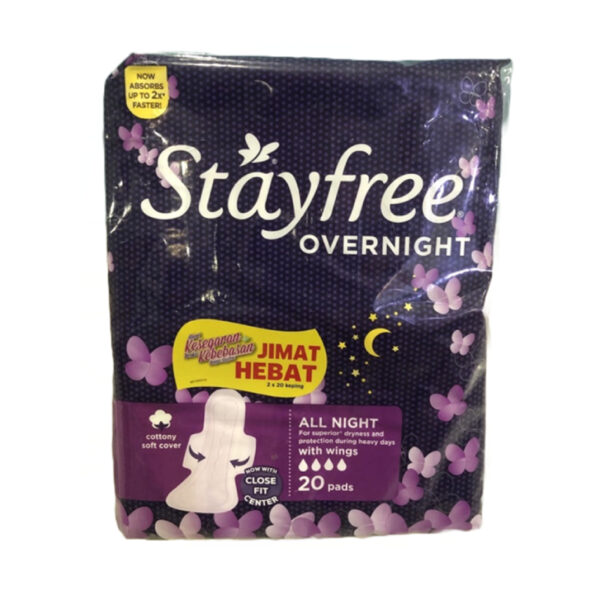Stayfree Overnight With Wings Pads - Image 2
