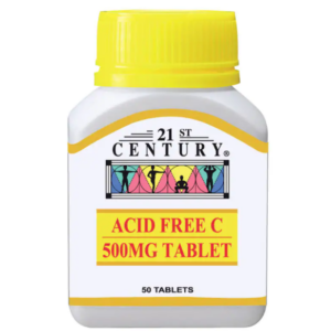 21st Century Acid Free C 500mg Tablet 50s