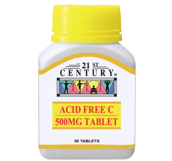 21st Century Acid Free C 500mg Tablet 50s
