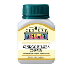 21st Century Ginkgo Biloba 2500mg Capsule 30 caps (bottle)