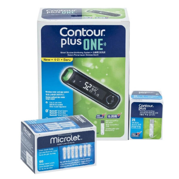 Bayer Contour Plus Starter Kit (Strip + Lancet)