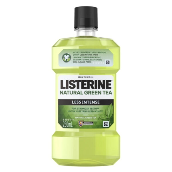 Listerine Natural Green Tea Less Intense Mouthwash - 图片 2