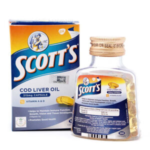 Scott's Pure Cod Liver Oil Capsule 100s x2