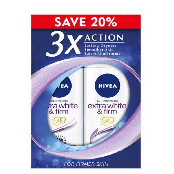Nivea (Women) Extra White & Firm Q10 Roll On - 图片 3