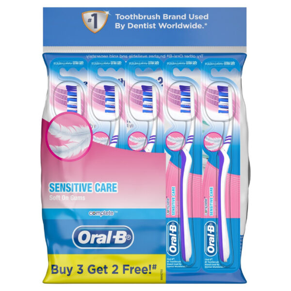 Oral B Complete Sensitive Care Extra Soft Toothbrush - Image 3