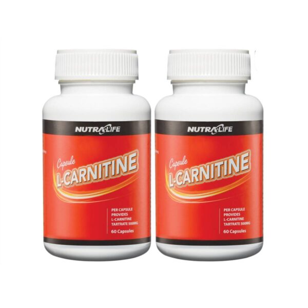 Nutra-Life L-Carnitine 500mg Capsule 60s x2