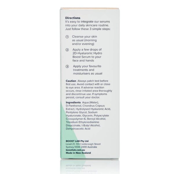 Boost Lab 2D-Hyaluronic Hydro Boost Serum - Image 3