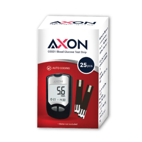 Axon Blood Glucose Test Strip + Lancets (GS501) - Image 2